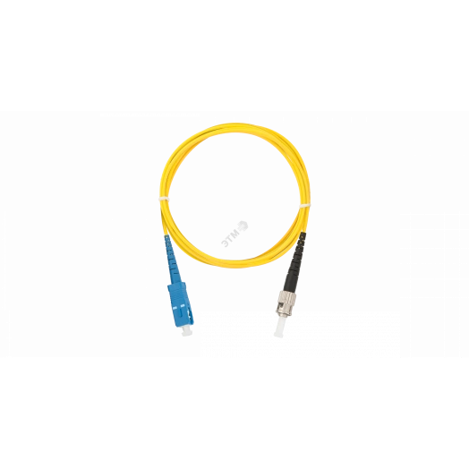 Шнур оптический переходной SM 9/125 OS2 SC/UPC-ST/UPC одинарный LSZH 2мм
