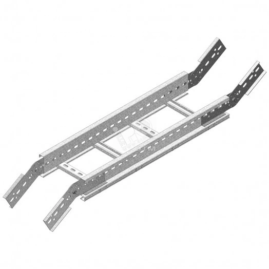 Секция вертикальная шарнирная, высота - 125 мм, ширина - 618 мм, длина - 1135 мм, кратность - 1шт, HD - Оцинкованная сталь (методом горячего цинкования)