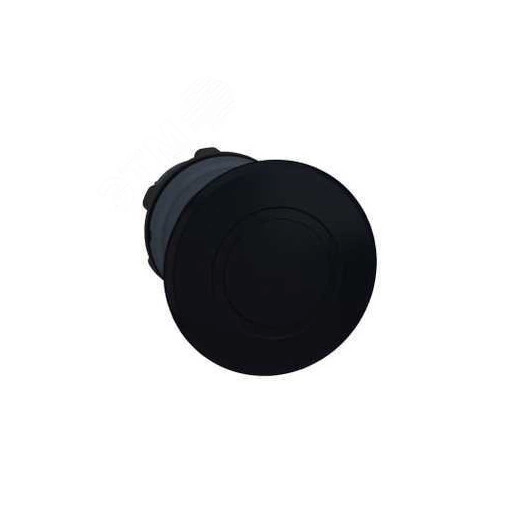 Головка кнопки аварийного останова 22мм черная