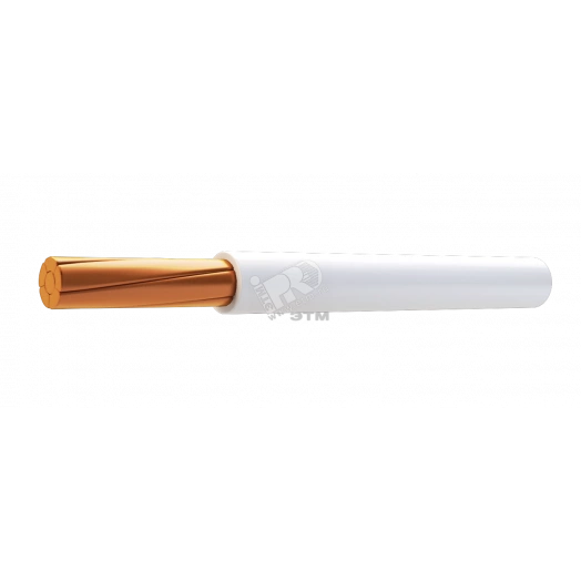 Провод ПУВ 1х4 желто-зеленый однопроволочный