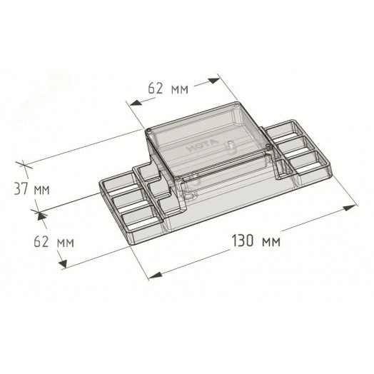 ДВО-33Вт, IP20, 3100Лм, 4000К, Грильято, опал, яч.75х75мм Albatross
