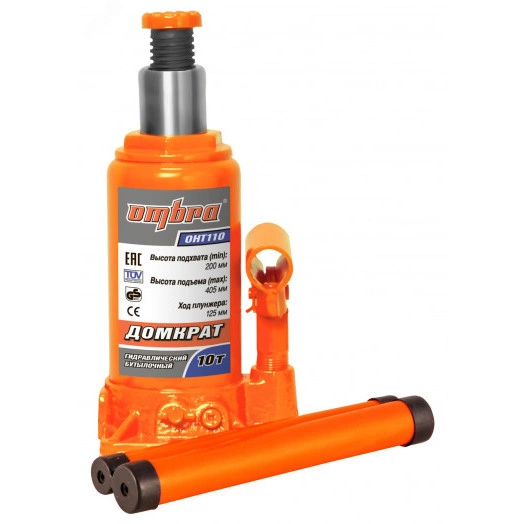 Домкрат гидравлический профессиональный 10 т., 200-405 мм