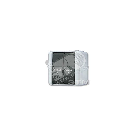 Выключатель сдвоенный универсальный для накладного монтажа IP44