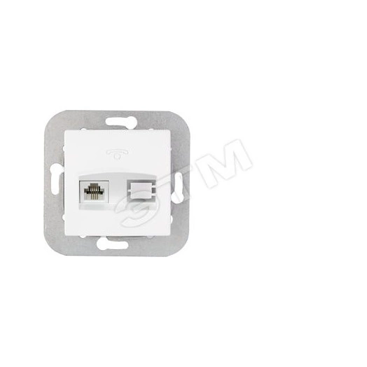 Беларусь Розетка узел телефонная 1 гнездо в рамку ТР4-057