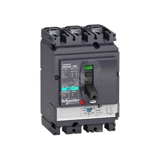 Выключатель автоматический силовой в литом корпусе для промышленного электроснабжения