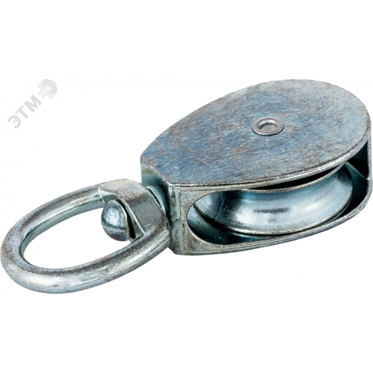 Блок одинарный металлический шкив 30мм (для троса 8мм)