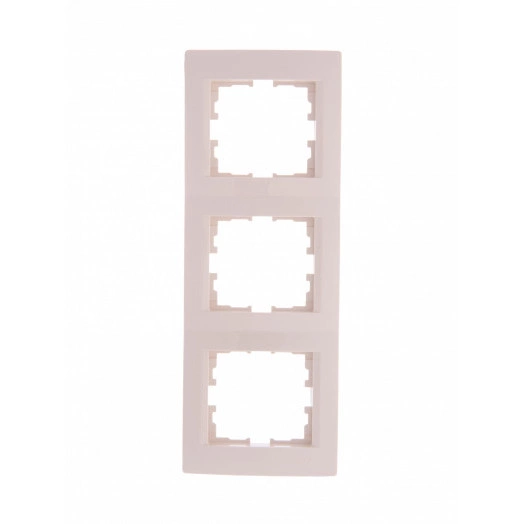 KARINA Рамка 3-ая вертикальная б/вст крем (10шт/120шт)