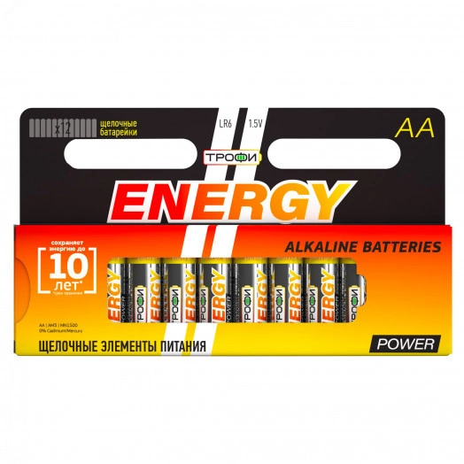Элемент питания Трофи LR6-12BL ENERGY POWER Alkaline (336/672/16128)