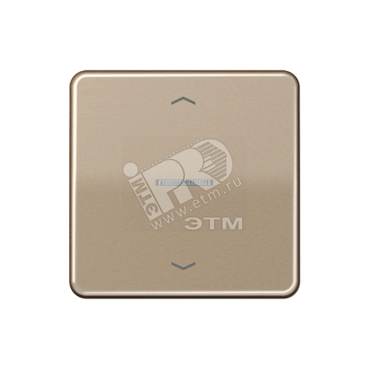 Клавиша для одинарной кнопки BCU  золотая бронза