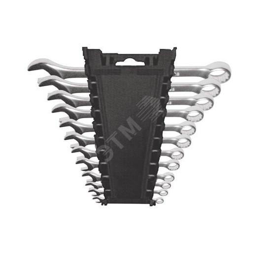 Ключи комбинированные в пластиковом держателе ''Хард'', набор 12 шт (6-22 мм)