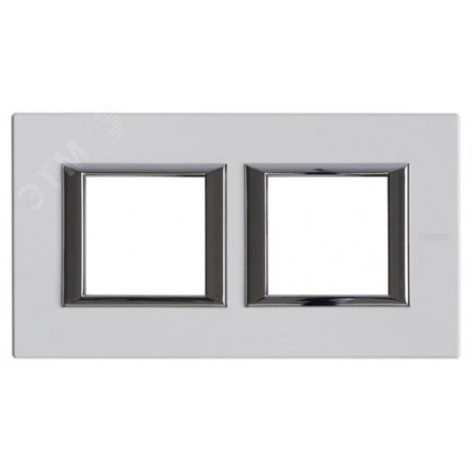 Axolute Рамка 2х2 поста 71мм горизонтальная фарфорор