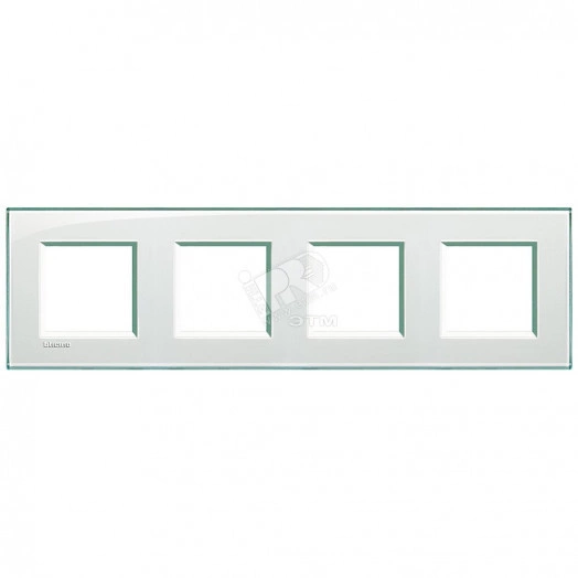 LivingLight Рамка прямоугольная 4 поста Морская вода