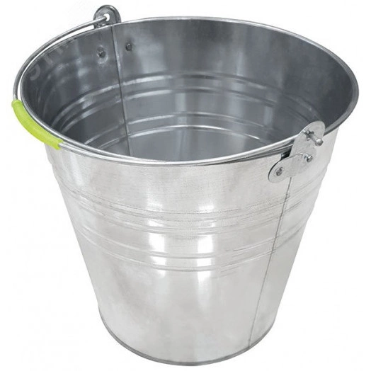 Ведро оцинкованное (не для питьевой воды и пищевых продуктов) 12 л