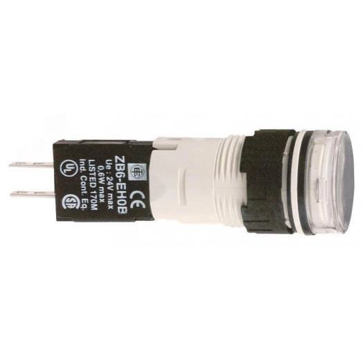 Лампа сигн.круглая белая