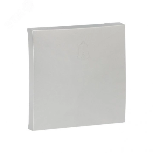 Валенсия лицевая панель кнопки звонка 10А сталь EKF PROxima