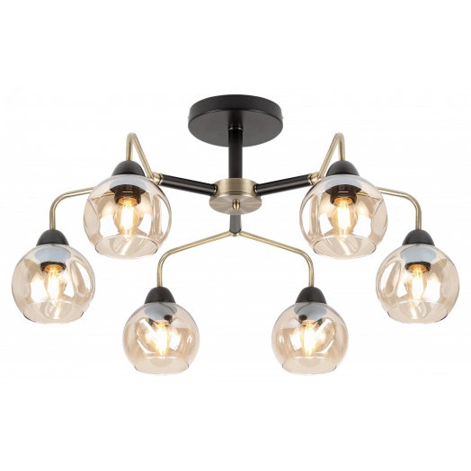 Люстра  Rivoli Isa 3110-306 6 * Е27 60 Вт модерн