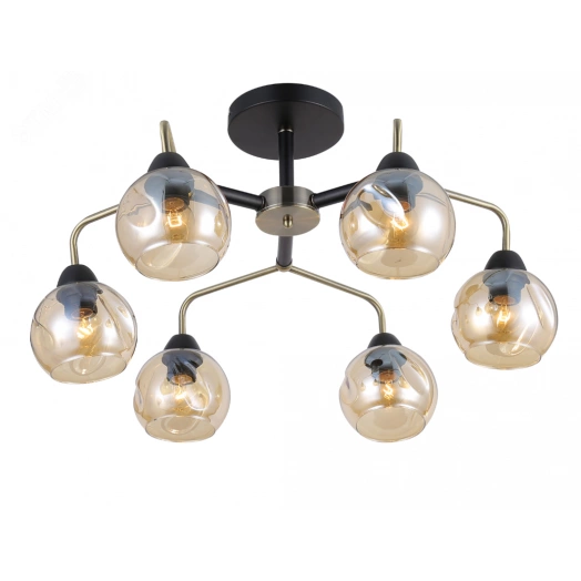 Люстра  Rivoli Isa 3110-306 6 * Е27 60 Вт модерн