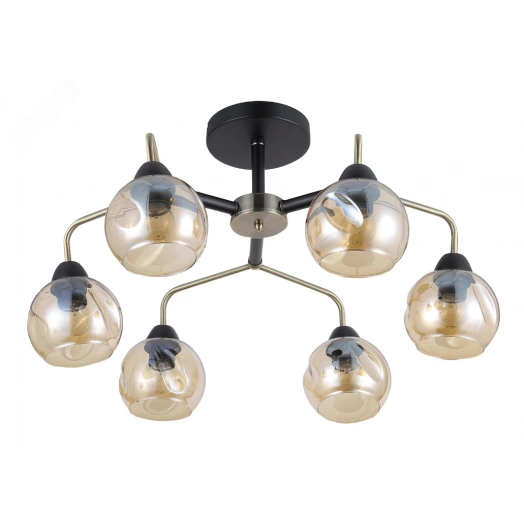 Люстра  Rivoli Isa 3110-306 6 * Е27 60 Вт модерн