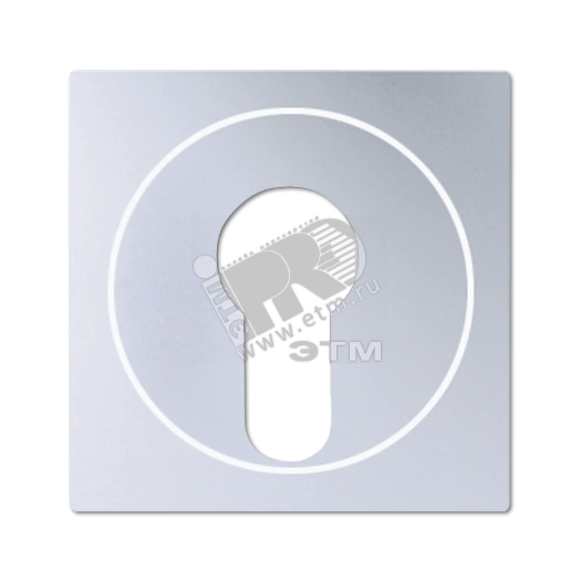 Крышка для выключателя с замком  алюминий