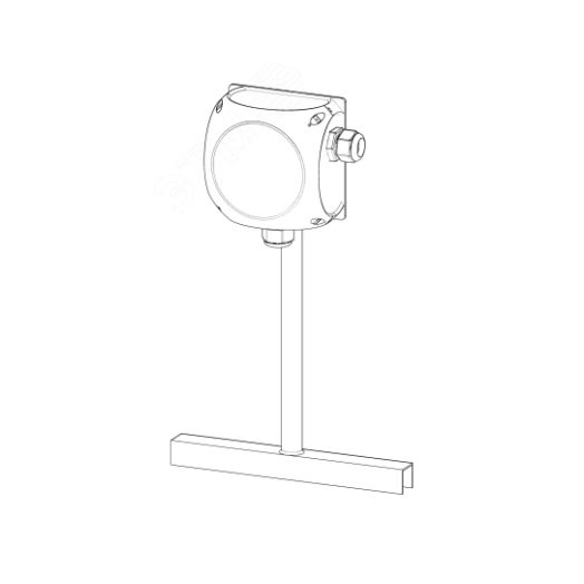 Стойка монтажная для вывода кабеля на трубу СМ-1