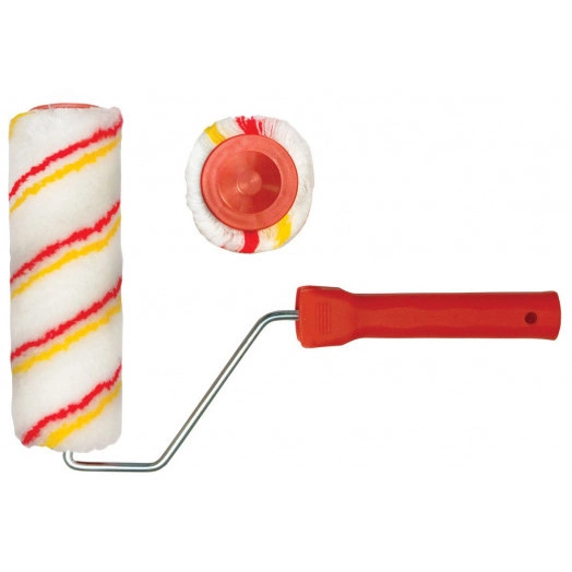 Валик полиакриловый, система с пластиковым роликом, диаметр 40/62 мм, ворс 11 мм, бюгель 6 мм, 230 мм