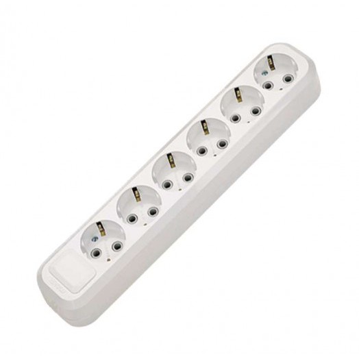 Колодка удлинителя 6-м с заземл. Makel MGP 181 Колодка удлинителя 6-м с заземл. Makel MGP 181