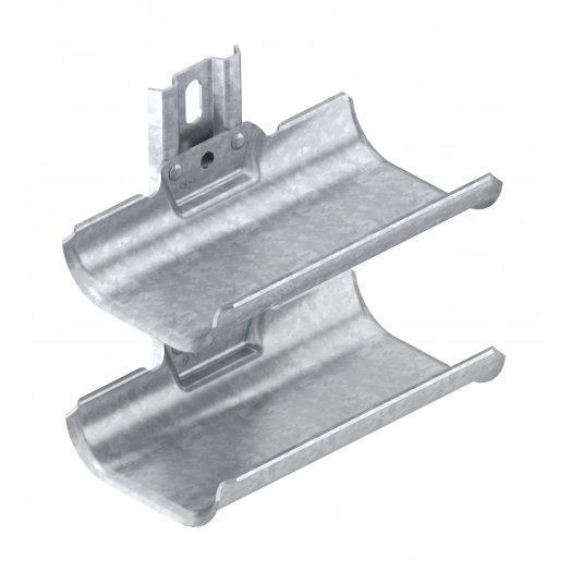 Кронштейн тоннельный на рейке 200 мм 2 полки