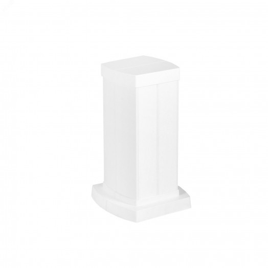 Snap-On мини-колонна алюминиевая с крышкой из пластика 4 секции, высота 0,3 метра, цвет белый