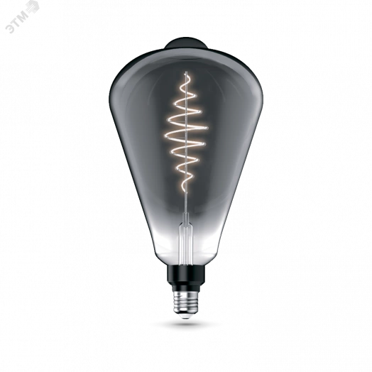 Лампа светодиодная LED 8.5 Вт 165 Лм 1800К теплая Е27 ST164 gray flexible Filament Gauss