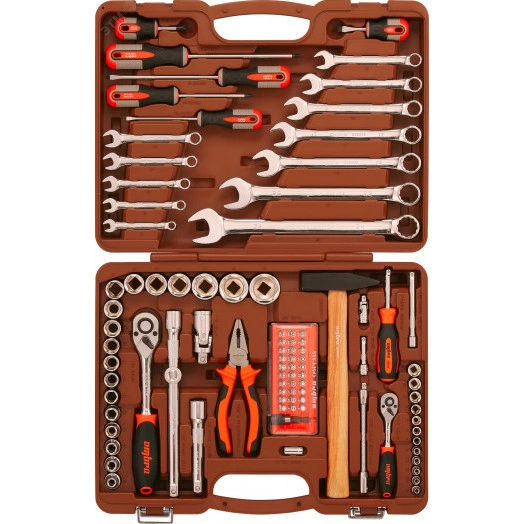 Набор инструмента универсальный 1/4'', 1/2''DR, 93 предмета