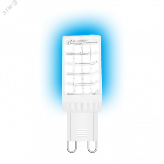 Лампа светодиодная LED 5.5 Вт 560 Лм 6500К холодная G9 капсула 220 В керамика Black Gauss