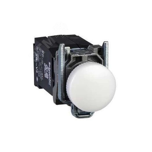 СИГН. ЛАМПА 22ММ С ТРАНСФ. ПИТ. БЕЛАЯ