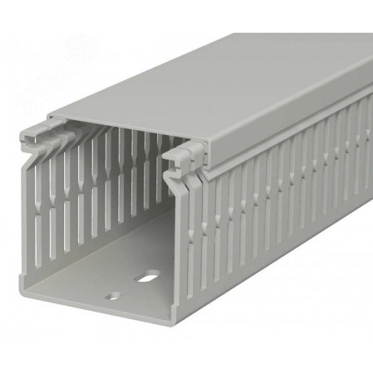Распределительный кабельный канал LK4 N 60x60x2000 мм (ПВХ, серый)