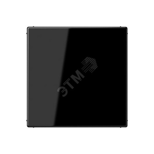 Крышка без отверстий для произвольных вырезов (с несущей платой)  Серия LS990  Материал- термопласт  Цвет- черный