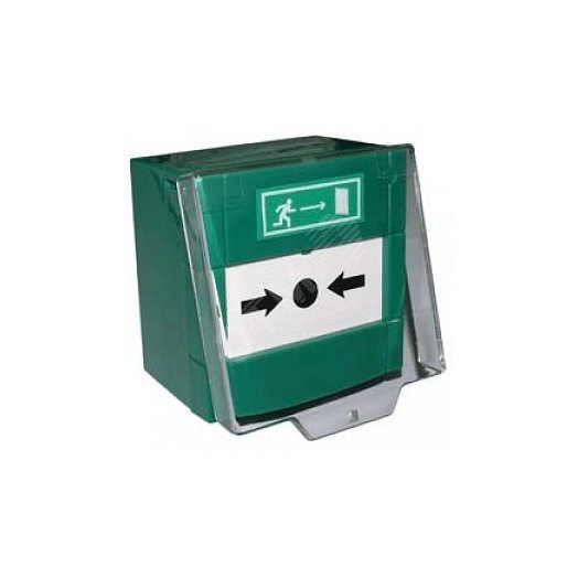 Устройство разблокировки двери с восстанавливаемой вставкой, защитная прозрачная крышка, 2 группы контактов НР/НЗ