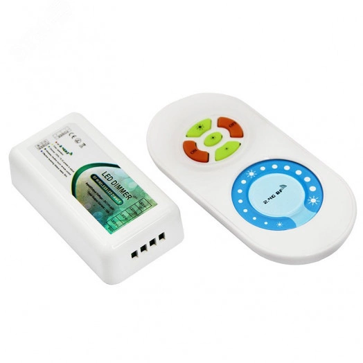 LED диммер 12-24 V, 2.4G одноканальный беспроводной с пультом Д/У