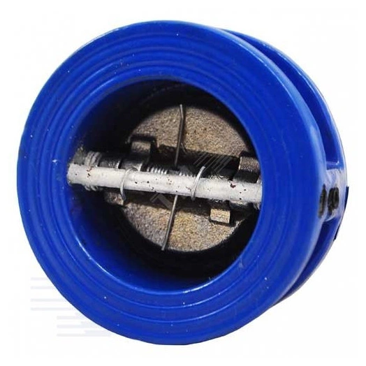 Клапан обратный чугунный межфланцевый Ду 125 Ру16 двухстворчатый