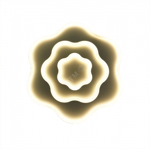 Светильник настенно-потолочный ДБО-84Вт ''Цветок'' регулировка цветовой температуры и яркости 3000K-6500K макс. 6000Лм IP40 Jazzway