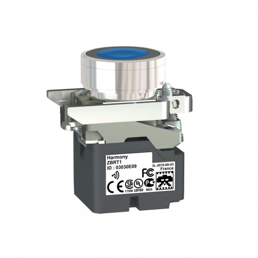 Кнопка беспроводная с синим толкателем