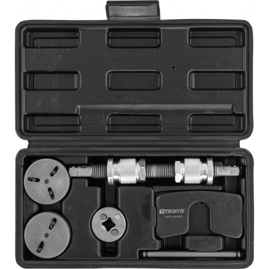 Приспособление для возврата поршней дисковых тормозных механизмов в наборе, 7 предметов