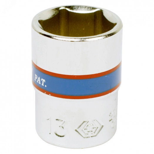 Головка торцевая стандартная шестигранная 1/4', 13 мм