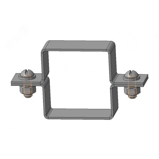 Зажим крышки поясного типа ЗКПТ 400х150 УХЛ1, горячее цинкование(толщина покрытия 40 -120мкм), S1,5