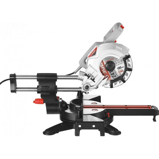 Пила торцовочная с протяжкой, d 190 x 20 мм, 1100 Вт