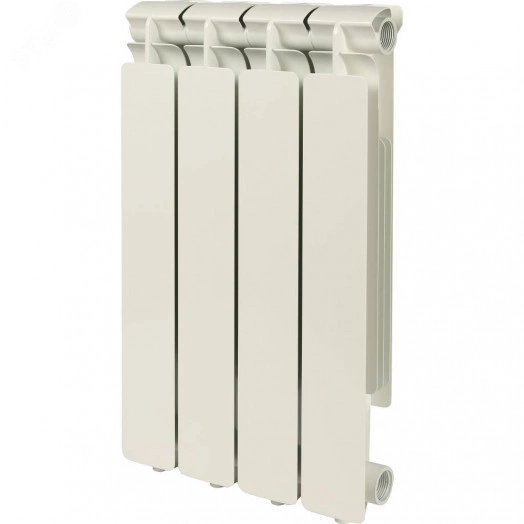 Радиатор алюминиевый секционный 500/80/4 боковое подключение