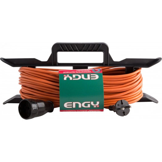 Удлинитель на раме ENGY, 'Премиум', 20м/1роз. (ПВС 2х0,75)