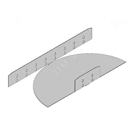 Регулируемый угловой элемент CT-ACH-110-500 HDG