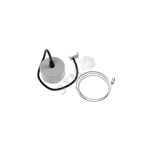 Комплект для подвеса светильников Stellar-Line, длина троса 1,2 м (1 комплект на 1 светильник) RAL9010 угол 36° белый матовый