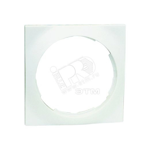 Рамка 1 пост, квадрат, S88, белый