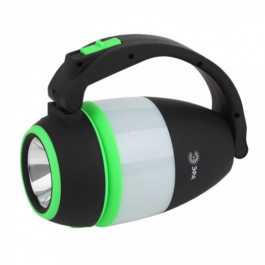 Фонарик на батарейках 3хAA, ударопрочный корпус с покрытием soft touch, складной, трансформер: ручной прожектор, ночник, настольный светильник, 5 режимов PB-705 ЭРА