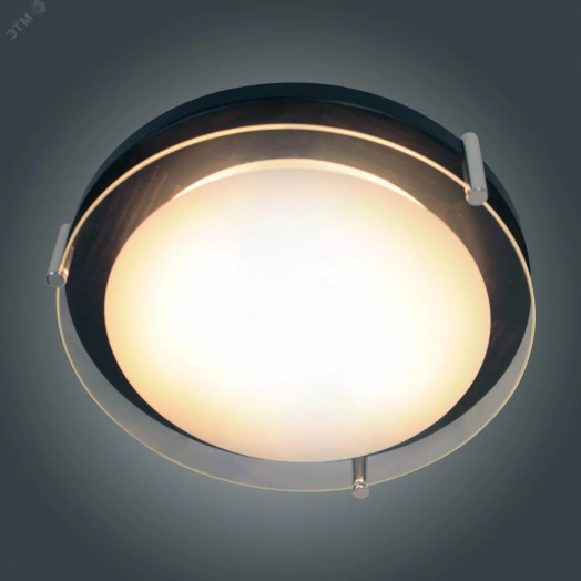 Светильник Полесье 300 НПБ 09-2х40-002 М95 белый корпус венге держатель хром ИУ